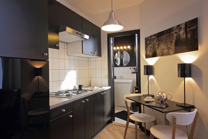 Tervezése kisméretű konyha, a tényleges elhelyezése konyhabútort egy kis konyha