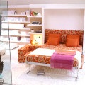 Proiectarea unui apartament cu o cameră cu aspect nișă de fotografie