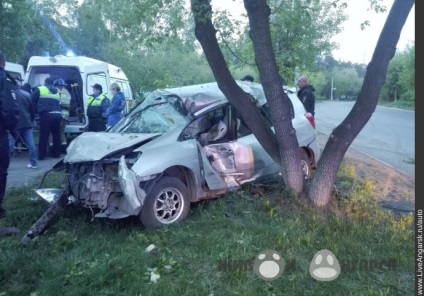 Crash lângă un policlinic pentru copii (actualizat), vii Angarsk