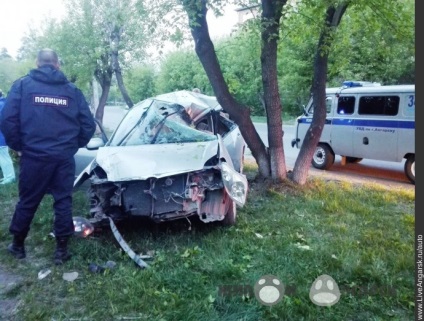 Crash lângă un policlinic pentru copii (actualizat), vii Angarsk