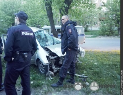 Crash lângă un policlinic pentru copii (actualizat), vii Angarsk