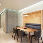 Efectul usilor intunecate intr-un interior usor, idei de design moderne pentru un apartament