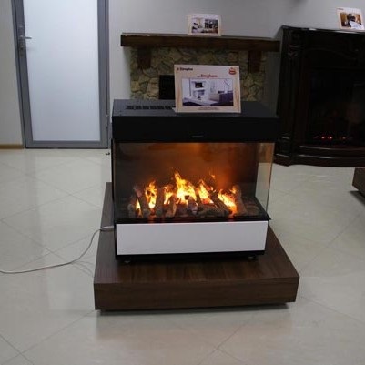 Șemineu electric cu generator de aburi - în cazul în care nu este necesar un decor suplimentar - șeminee și sobe