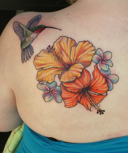 Schițe de flori tatuaje feminine, colibri, fluturi, dantele