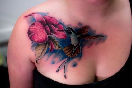 Schițe de flori tatuaje feminine, colibri, fluturi, dantele