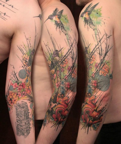 Vázlatok tetoválás nővirágzatok kolibrik, lepkék, csipke