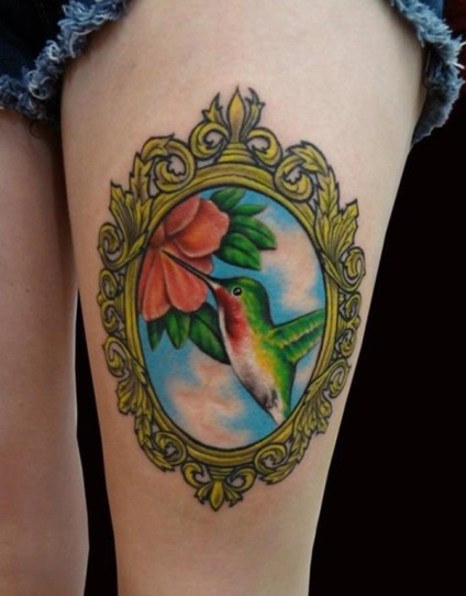 Schițe de flori tatuaje feminine, colibri, fluturi, dantele