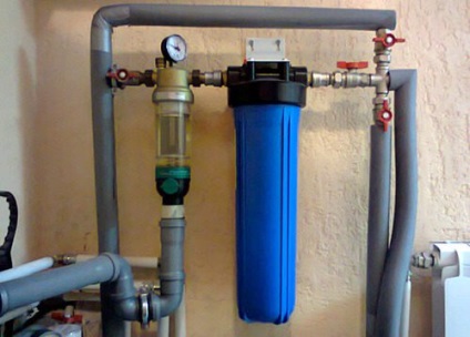 Filtru de apă fină - principiul funcționării, aplicării și întreținerii