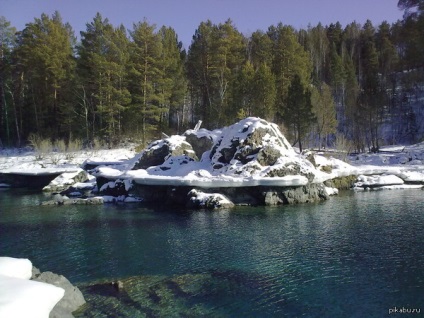 Katun eye - tó nem fagy télen is