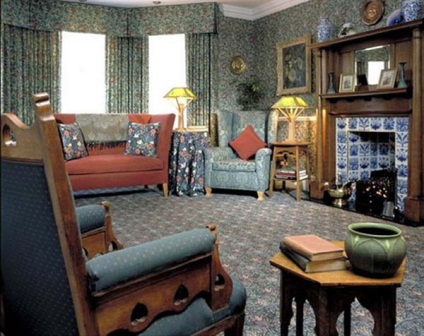 Hálószoba belső retro stílusban, példákkal és képek
