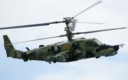 Ka-50 rechin negru elicopter, caracteristicile tehnice ale tth, viteza maximă de luptă militară