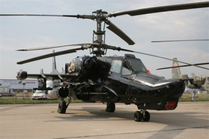 Ka-50 rechin negru elicopter, caracteristicile tehnice ale tth, viteza maximă de luptă militară