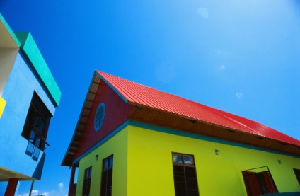 Hogyan kell festeni a ház homlokzata nélkül szakemberek, blog belsőépítészeti