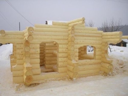 Cum se construiește o saună în timpul iernii