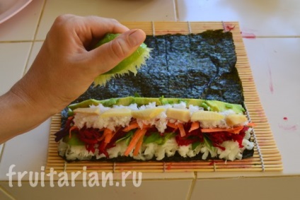 Főzni sushi tekercsek syroedcheskie szerint a recept