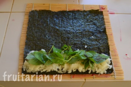 Főzni sushi tekercsek syroedcheskie szerint a recept