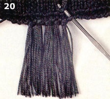 Cum sa faci perii si franjuri pentru tricoturi de finisare