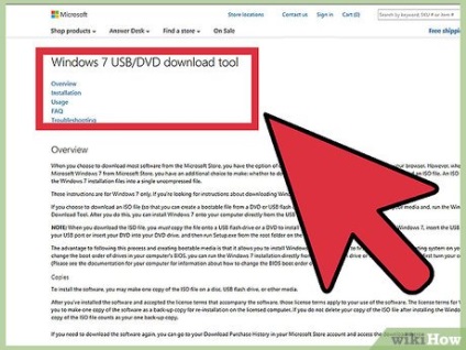 Cum se descarcă Windows 7 de pe unitatea flash USB