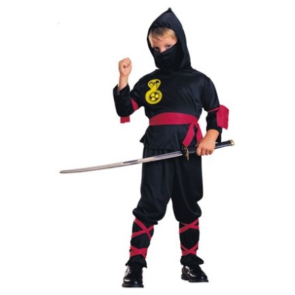 Costumul ninja îți va transforma fiul într-un super-erou de carnaval!