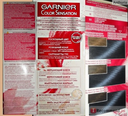 Cremă-vopsea pentru păr garnier senzatie de culoare 