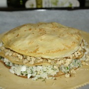 Kurnik inkrementális hagyományos recept képekkel (megsütjük olívaolajjal) Kurnik hagyományos recept lépésről lépésre képekkel