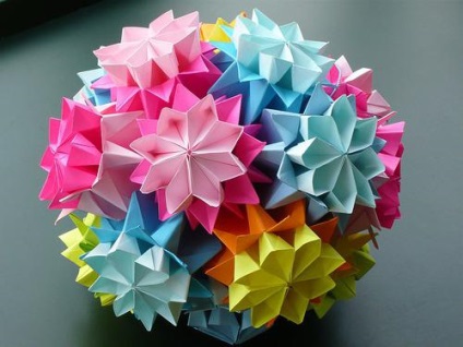 Kusudama Flower - decoratiuni interioare si multe altele