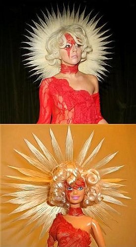 Lady Gaga a devenit o păpușă