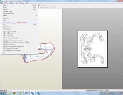 Manual pentru crearea unui model de hârtie