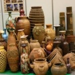 Atelier de ceramică peisagistică ceramică - sculpturi în grădină, căpriori, vase de ceramică