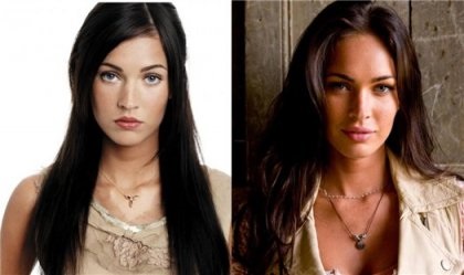 Megan Fox înainte și după