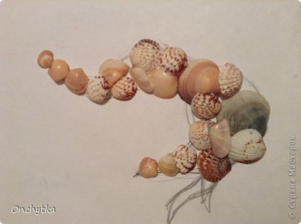 Mark dekoráció gyertyák kagylókból, ország művészek