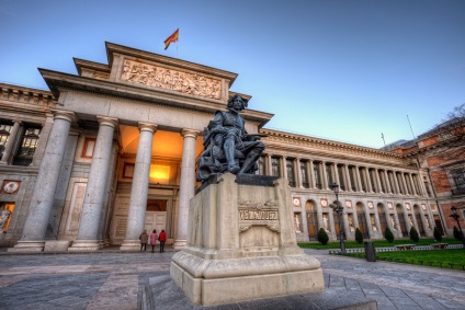 A Prado Múzeum, a munkák nagy művészek Madrid