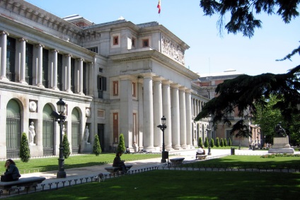 A Prado Múzeum, a munkák nagy művészek Madrid