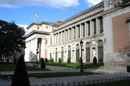 A Prado Múzeum, a munkák nagy művészek Madrid
