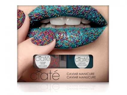 Noutatea din 2013 a fost manichiura caviarului, unghiile frumoase - adaosul imaginii tale