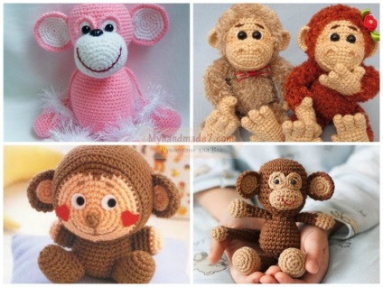 Monkey Amigurumi scheme de croșetat și descriere detaliată