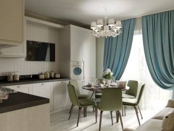 Un apartament cu o cameră de 40 m2, cu fereastră de nisip, roomidea