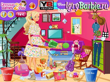 Online játékok lányok Barbie Tisztítás