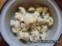 Pulpă de legume din cartofi și conopidă
