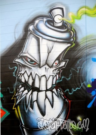 Subiecte animate cum ar fi personaje graffiti - schiță-luptă