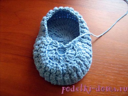 Boots crochet (descriere), o cutie de idei și clase de master