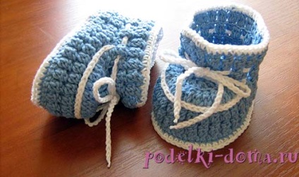 Boots crochet (descriere), o cutie de idei și clase de master