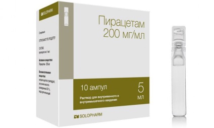 Piracetam în timpul sarcinii pentru perfuzie intravenoasă