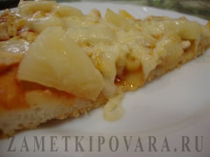 Pizza cu pui și ananas, rețete simple cu fotografii