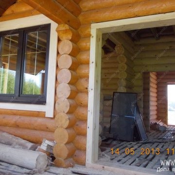 Ferestre din plastic cu fereastra pentru case din lemn tehnologie, foto, video