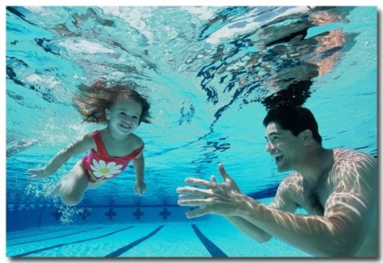 Înotul pentru copii cum să învețe un copil să înoate (video)