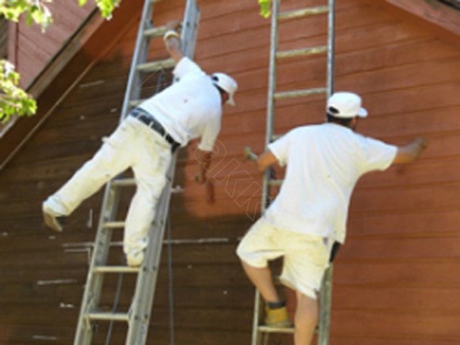 Pictura o casa de lemn afara pictura o casa de busteni Sfaturi pentru alegerea unei vopsea pentru o casa de busteni - o sarcină ușoară