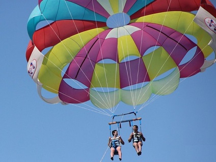 Parasuta de zbor (parasailing) Gelendzhik, Gelendzhik de la kabardinka la tehshebsa