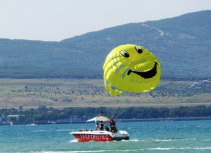 Parasuta de zbor (parasailing) Gelendzhik, Gelendzhik de la kabardinka la tehshebsa