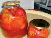 Tomate, conservate cu mere, bilete (gospodărie)